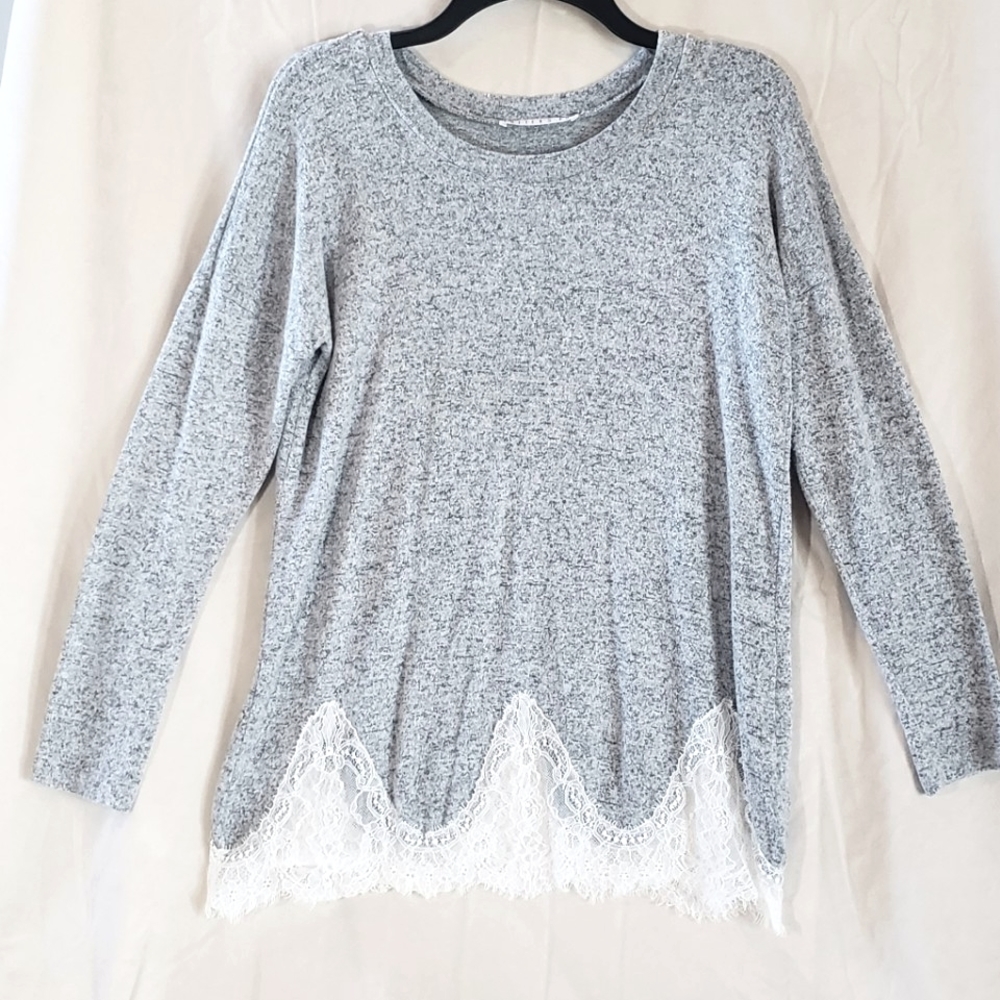 Potter's Pot Gray Sweater Size Medium